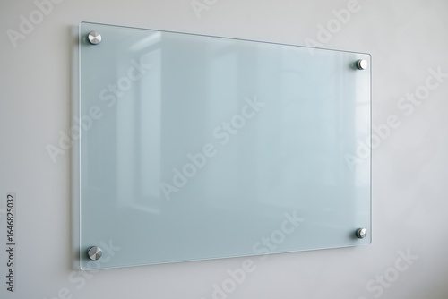 Wallpaper Mural Sleek glass wallboard accents modern interior design providing a minimalist backdrop for inspirational messages and office collaboration in a contemporary workspace. Torontodigital.ca