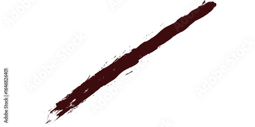 Quadro su tela A dark image featuring a prominent red streak diagonally across the frame in a s