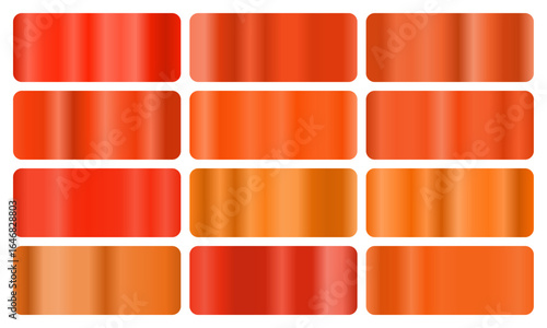Fiery flame gradient set with blazing reds, hot oranges, and vibrant yellows, perfect for energetic promotions, dramatic visuals, and bold digital artworks.