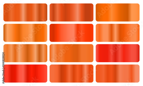 Fiery flame gradient set with blazing reds, hot oranges, and vibrant yellows, perfect for energetic promotions, dramatic visuals, and bold digital artworks.