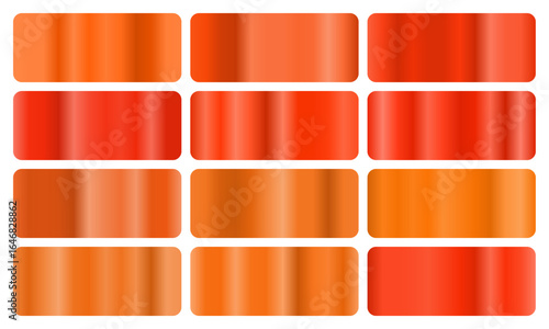 Fiery flame gradient set with blazing reds, hot oranges, and vibrant yellows, perfect for energetic promotions, dramatic visuals, and bold digital artworks.