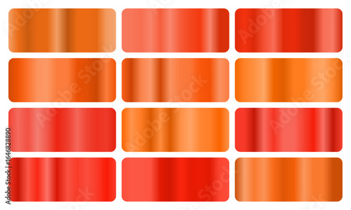 Fiery flame gradient set with blazing reds, hot oranges, and vibrant yellows, perfect for energetic promotions, dramatic visuals, and bold digital artworks.
