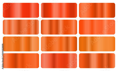 Fiery flame gradient set with blazing reds, hot oranges, and vibrant yellows, perfect for energetic promotions, dramatic visuals, and bold digital artworks.