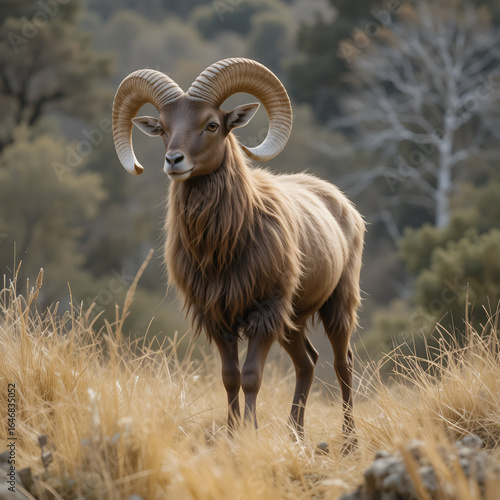 Iberian mouflon (Ovis orientalis musimon)