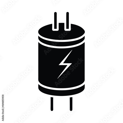 Capacitor Icon Vector Illustration