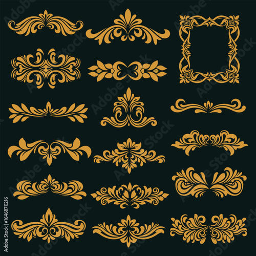 Victorian Ornamental Frames Vector Pack