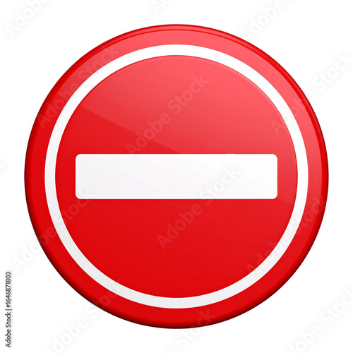 Vector no entry forbidden round red traffic sign icon with circle and line for business web illustration design concept Free Download Vector no entry forbidden round red traffic sign icon with circle and line for business web illustration design concept - GFXLoad