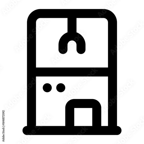claw machine icon for illustration