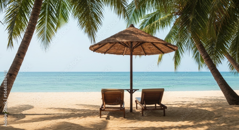 Obraz premium Tropical Beach Relaxation