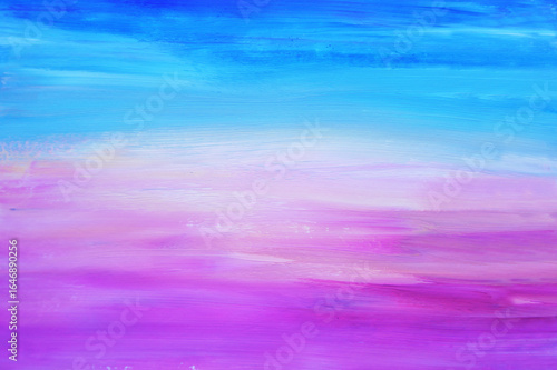 Bright multicolored watercolor stripes. Hand drawn background texture, color gradient.