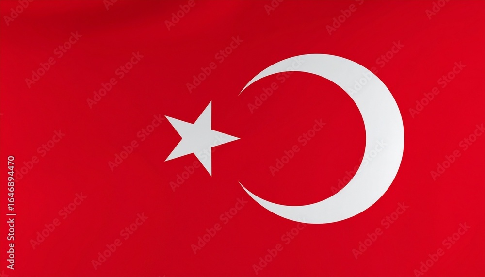 Obraz premium flag of turkey The flag of Turkey