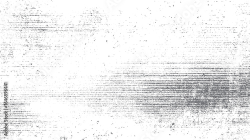 Distressed glitch halftone background with abstract grunge texture. Faded print lines and ink splatter distortion. Retro digital screen noise.
