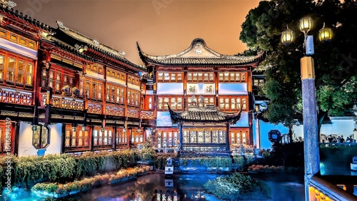 Shanghai old town (Nanshi). China.	