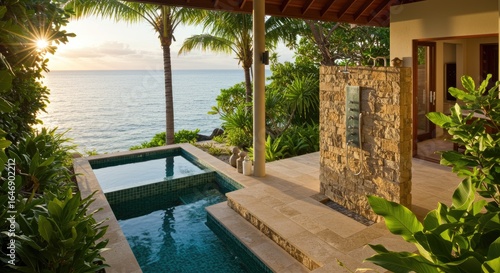 Tropical Oceanfront Spa
