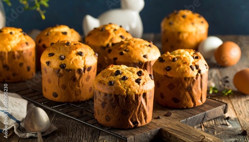 Wallpaper Mural Freshly baked chocolate chip panettone Torontodigital.ca