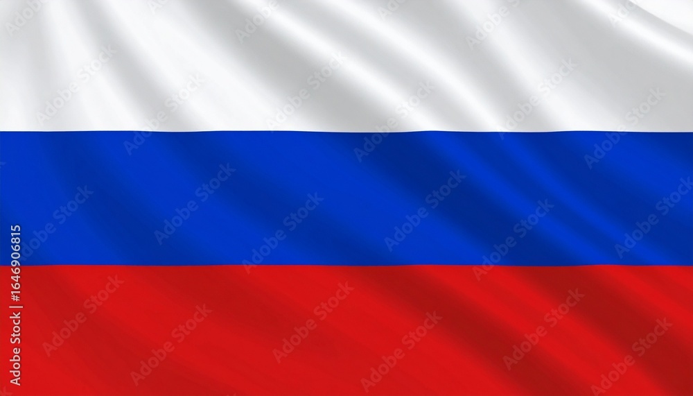 Naklejka premium flag of russia The flag of Russia