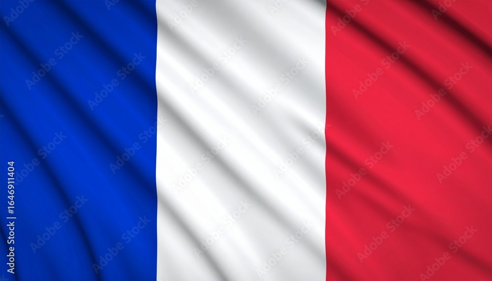 Obraz premium The flag of France