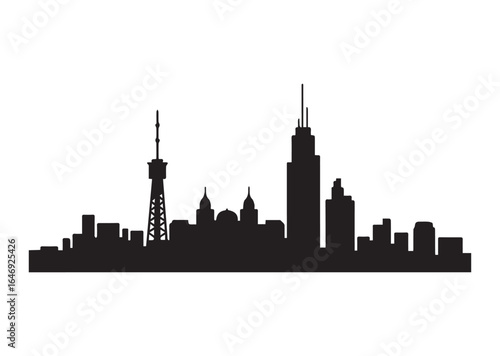 City silhouette vector illustration