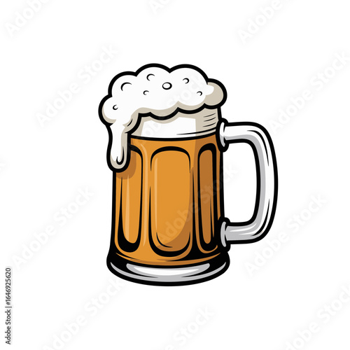 Cartoon Beer Mug