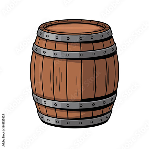Wooden Barrel