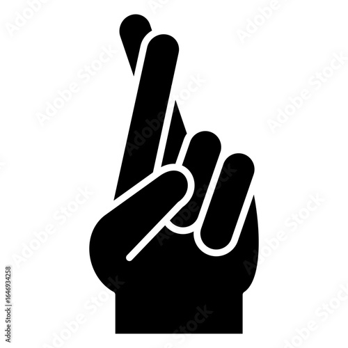 Swear Glyph Icon