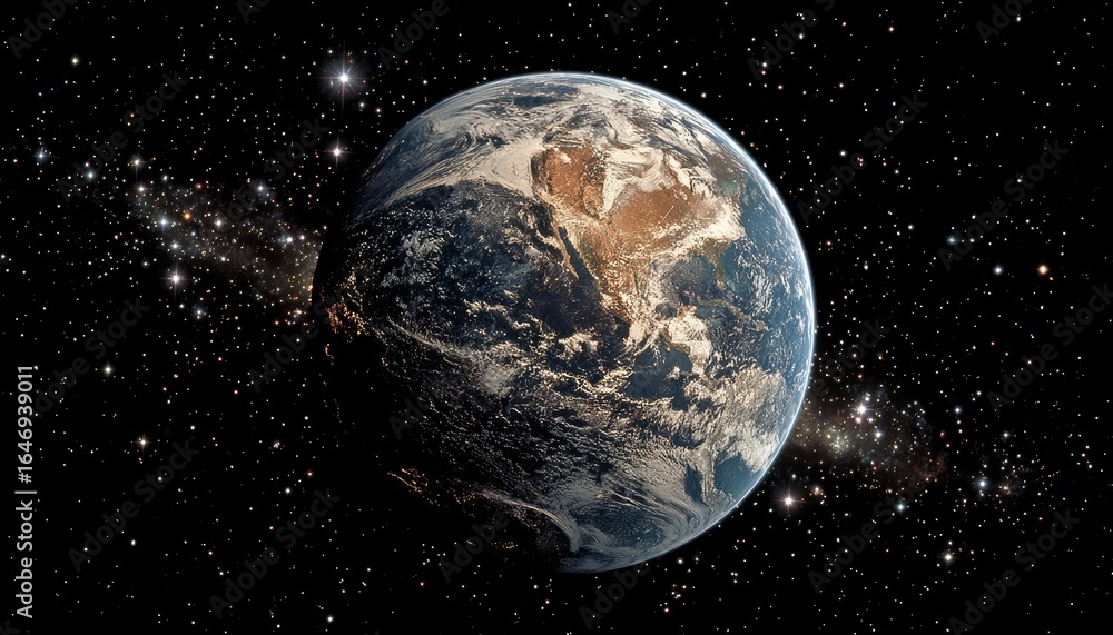 Obraz premium Planet Earth From Space