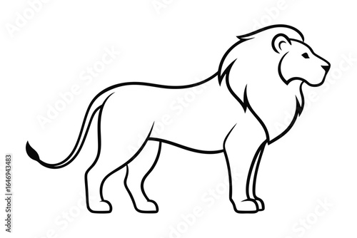 Wild animals silhouettes, including horse, lion, and dog, form a powerful vector illustration