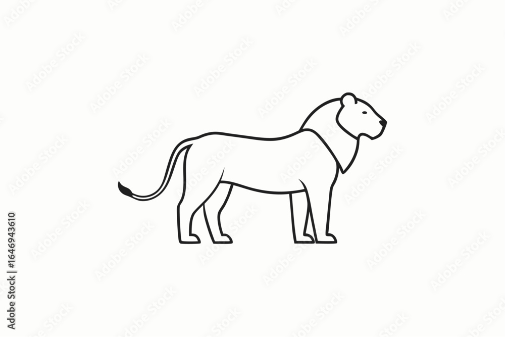 Vector drawing of a black horse silhouette on a white background Vector drawing of a black horse silhouette on a white background