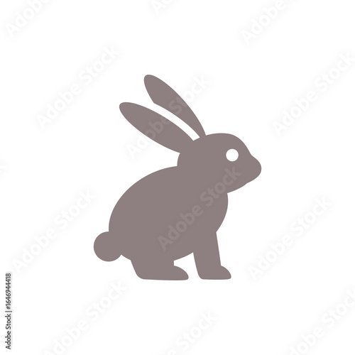 Ethical bunny logo design for cruelty free branding