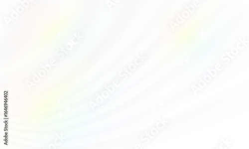 薄い色の波紋と虹色のグラデーションのイラスト