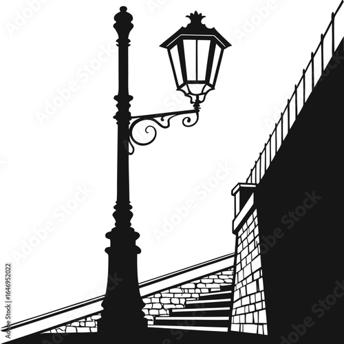old street lamp