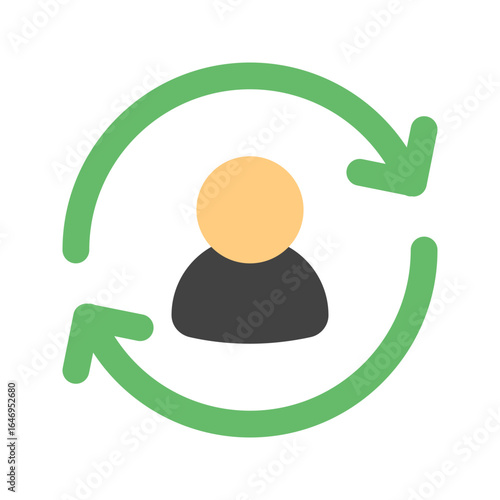 retention flat icon