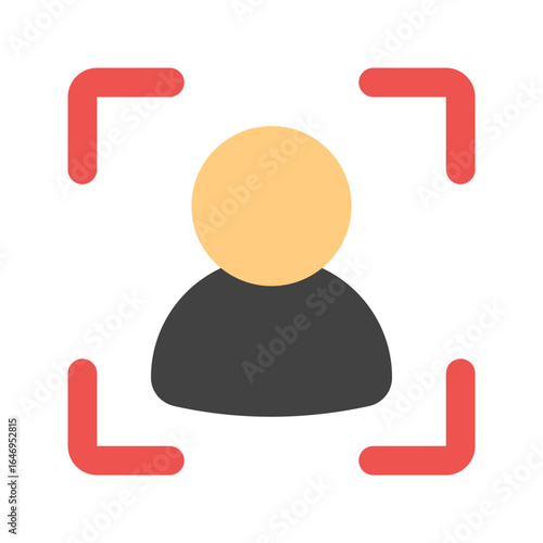 target audience flat icon