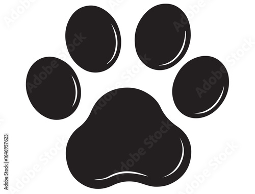 DOG PAW SILHOUETTE