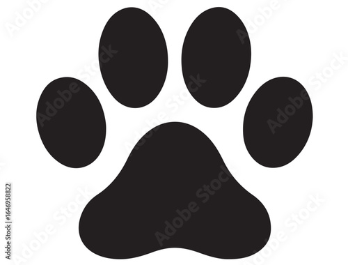 DOG PAW SILHOUETTE