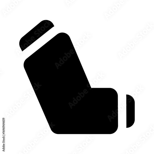 inhaler glyph icon
