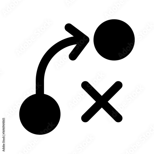strategi glyph icon