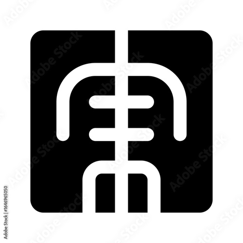 x ray glyph icon