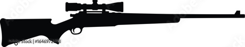 Sniper rifle silhouette