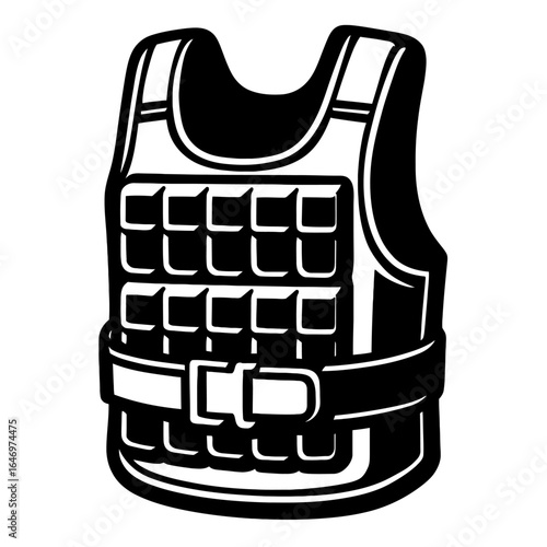 Heavy-Duty Bulletproof Vest for Personal Protection and Security