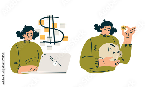 Illustrated Financial Planning and Saving Strategies for Future Prosperity and Growth