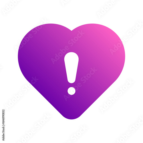 heart disease gradient icon