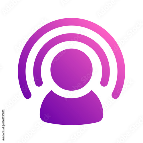 influencer gradient icon