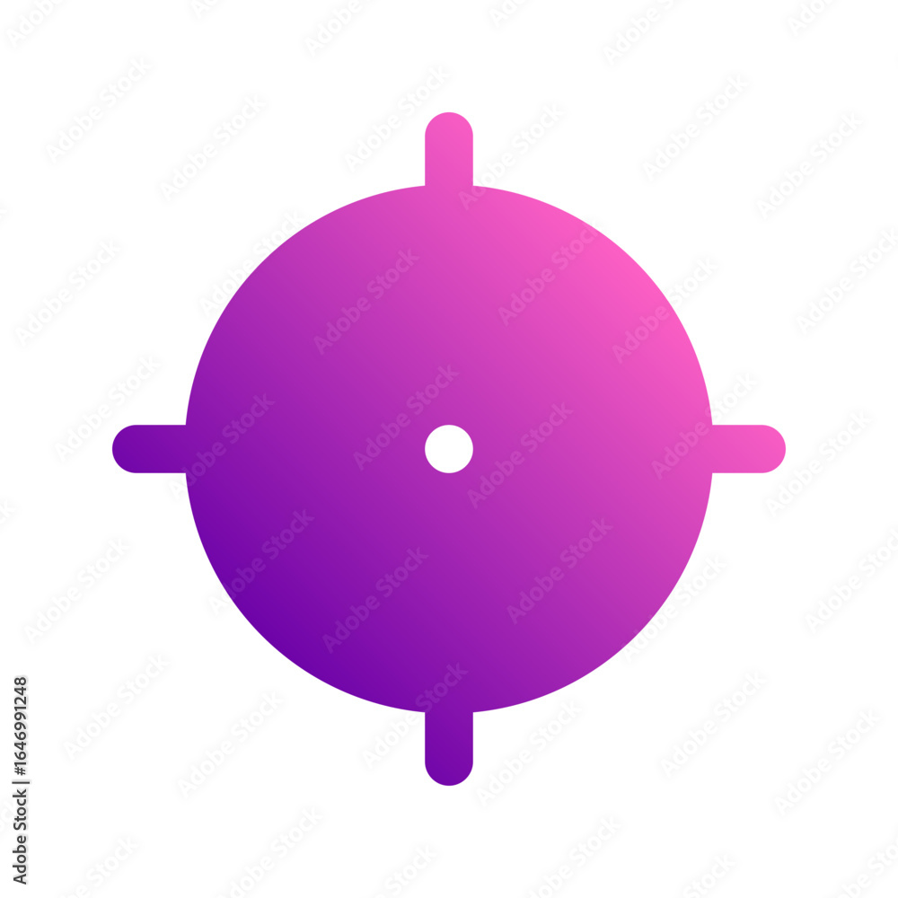 Obraz premium target gradient icon