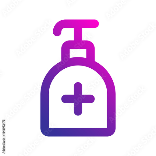 hand sanitizer gradient icon