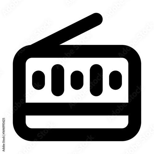 Gift Box Icon with Ribbon