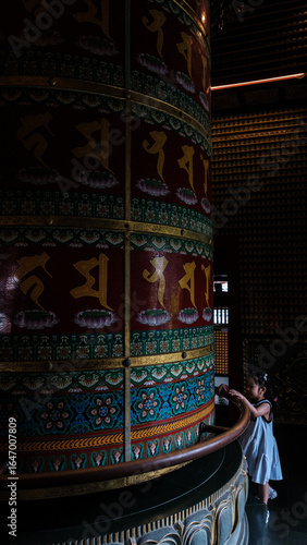 Historic Temple with Reflections , Malaysia