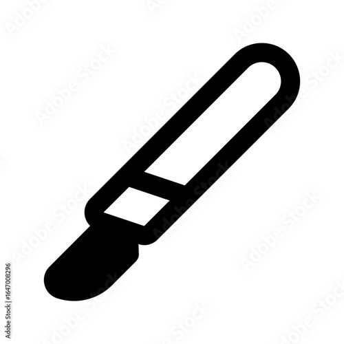 scalpel line icon