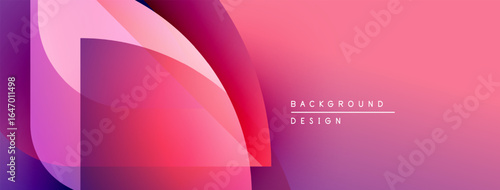 Abstract gradient background. Pink, purple hues blend smoothly. Modern design element for digital projects. Minimalist aesthetic.