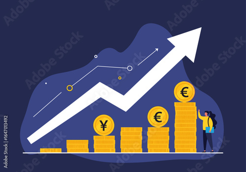 Financial growth and investment strategy for economic prosperity and wealth accumulation